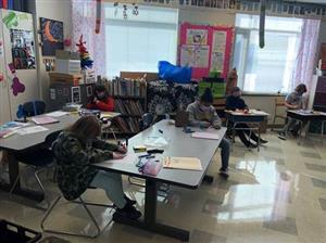 students create art of harlem renaissance 